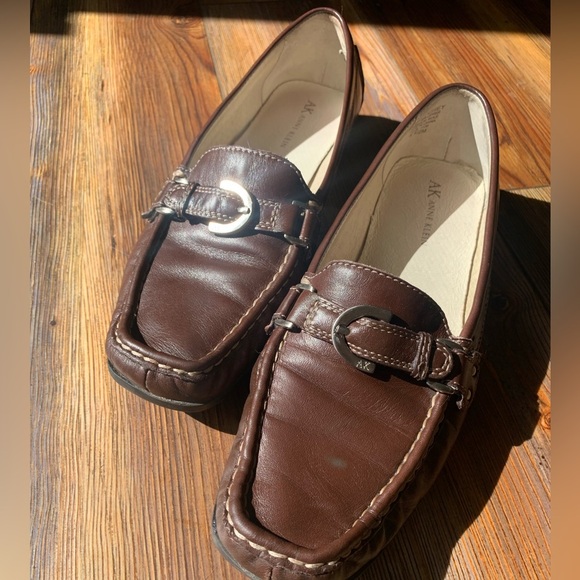 Anne Klein Shoes - Anne Klein Brown Loafers for Women Size 8.5